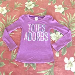Girls Thermal Long Sleeve Shirt